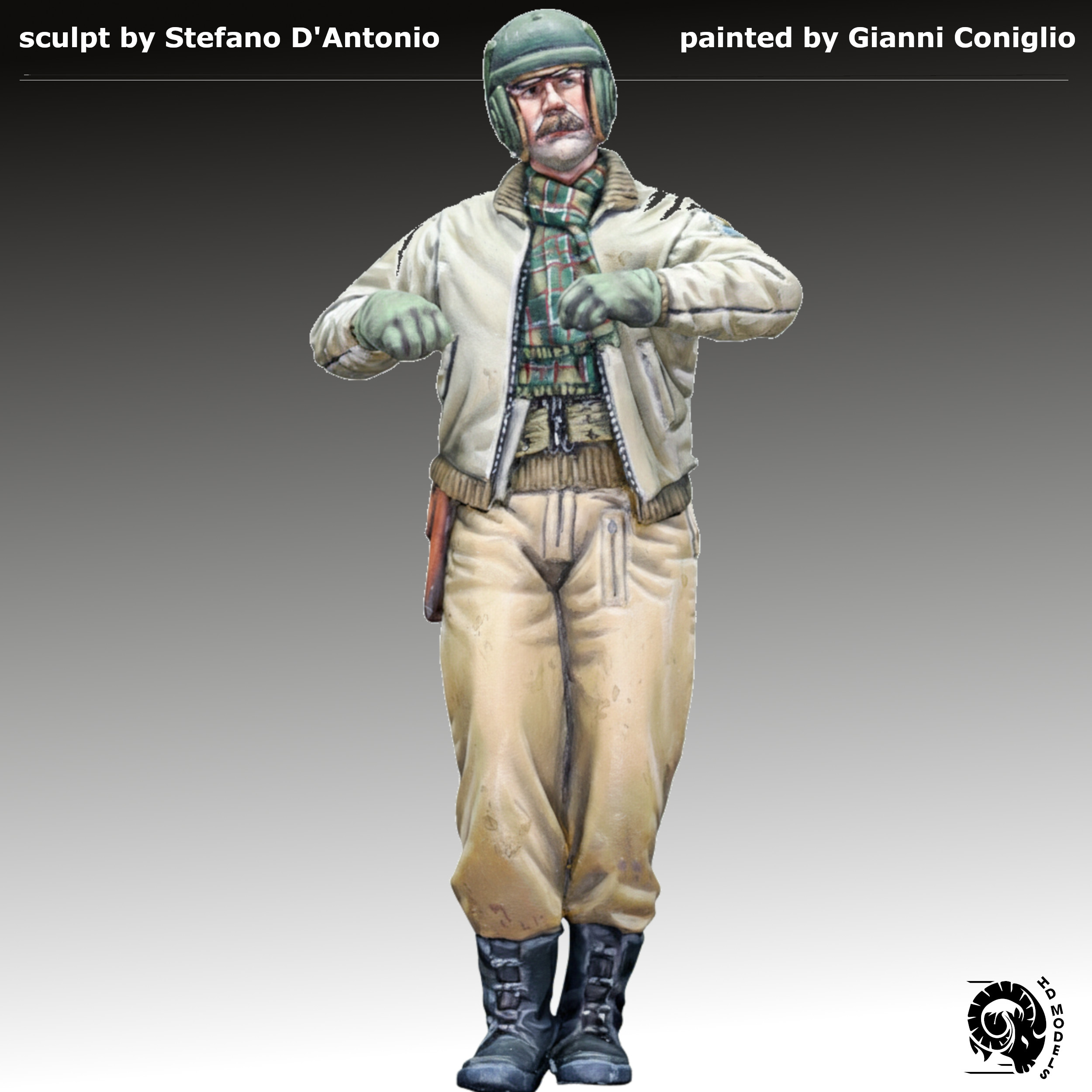 US Tank crew #4 - late winter gear
76mm turret with oval loader hatch