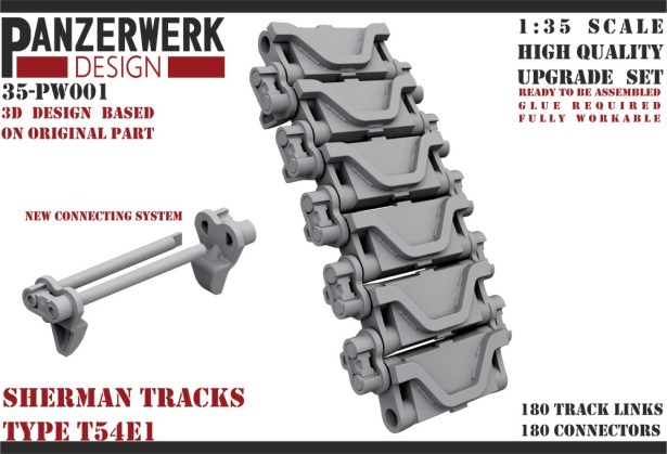 Sherman tracks Type T54E1