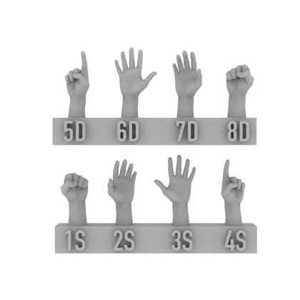hands 5 pair set 3