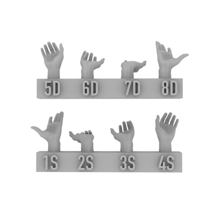 hands 5 pair set 4