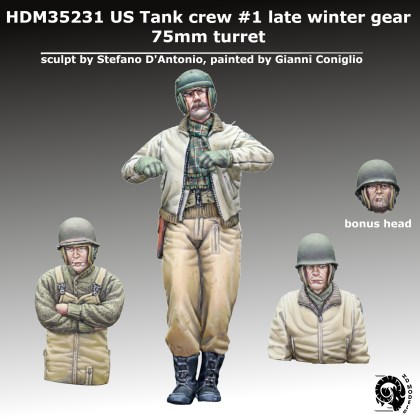 US Tank crew #1 - late winter gear
75mm turret