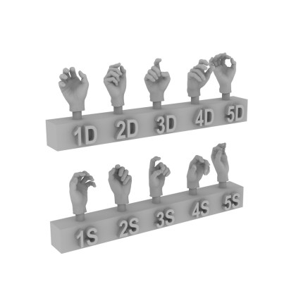 hands 5 pair set 2