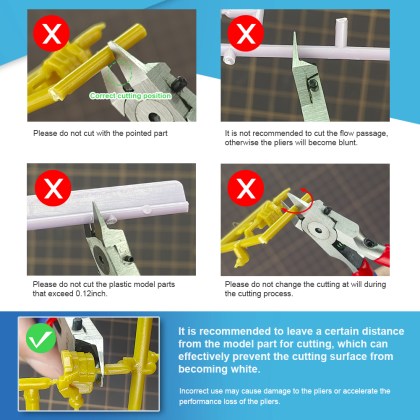 Single-edged modeling pliers