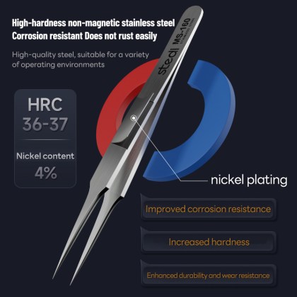 Thickened tweezers