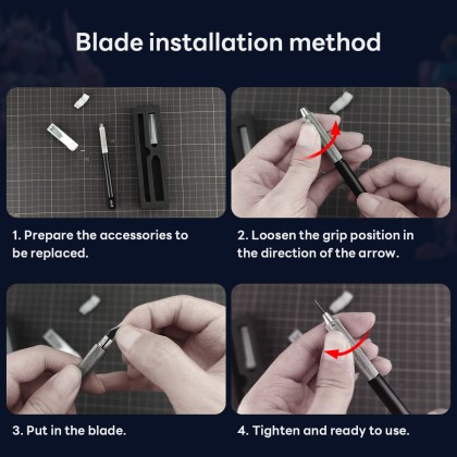 Full metal pen knife 4mm