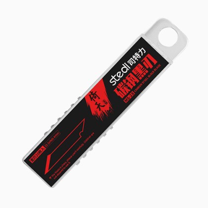 Carbon steel black blade 4mm