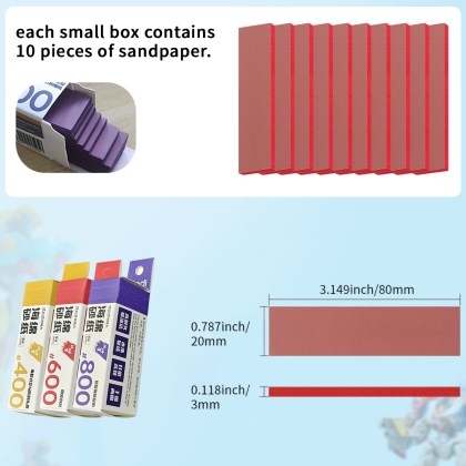 Durable sponge sandpaper