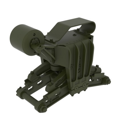Canadian Heavy Duty VVSS bogies late  (upswept return roller)