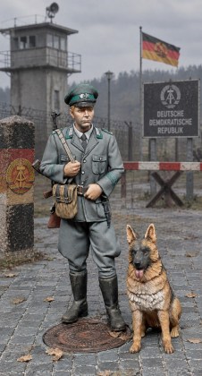 DDR Vopos with Dog